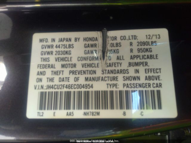 JH4CU2F46EC004954 Acura Tsx 2.4