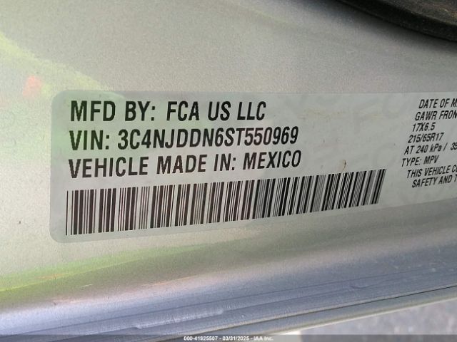 3C4NJDDN6ST550969 Jeep Compass Trailhawk 4x4