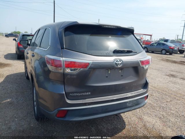 5TDZKRFH0GS177710 Toyota Highlander Le V6