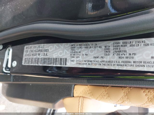 1C4RJHEG5R8619801 Jeep Grand Cherokee Summit 4x4