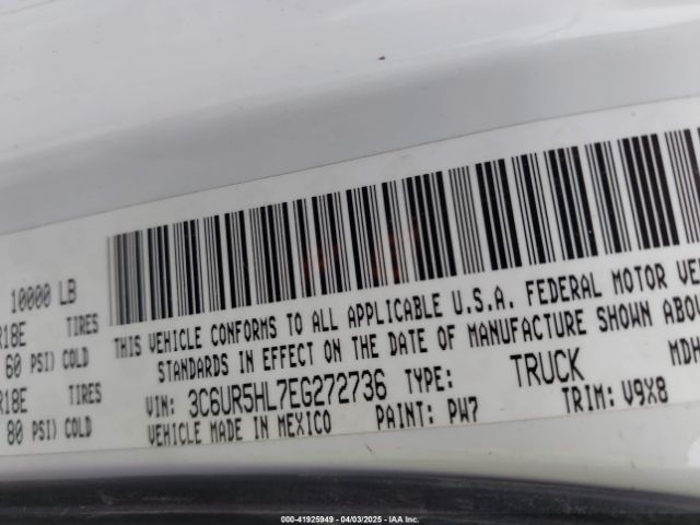 3C6UR5HL7EG272736 RAM 2500 Tradesman