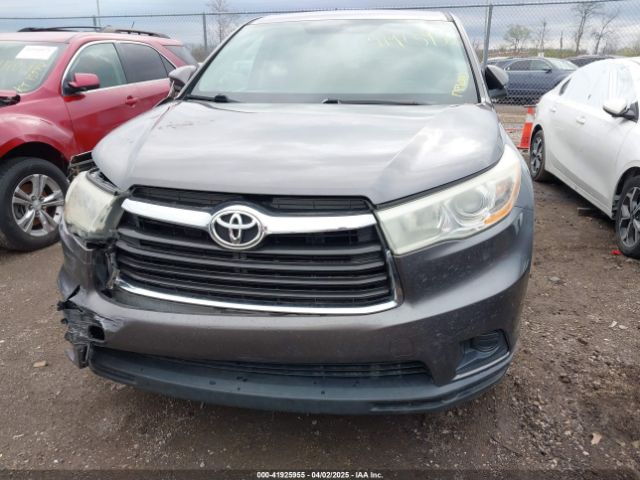 5TDZARFH8ES008504 Toyota Highlander Le