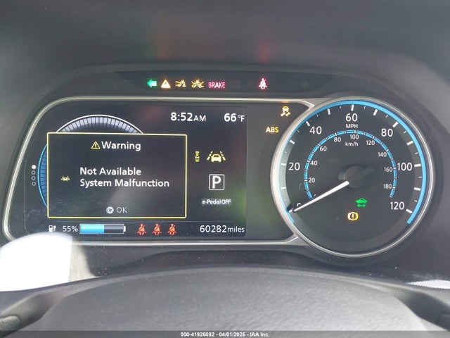 1N4BZ1BV7NC562180 Nissan Leaf S Plus 62 Kwh