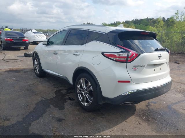 5N1AZ2MH8JN198087 Nissan Murano Platinum