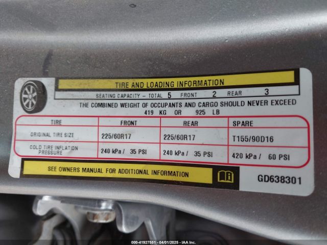 1C4NJDBB8GD638301 Jeep Compass Sport