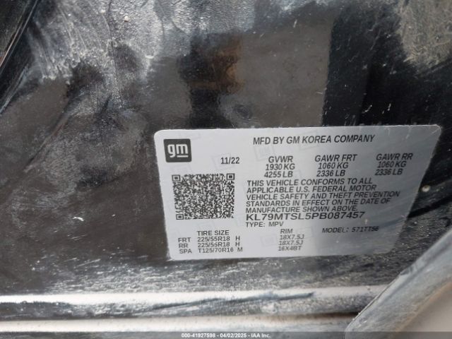 2023 CHEVROLET TRAILBLAZER KL79MTSL5PB087457 Photo 8