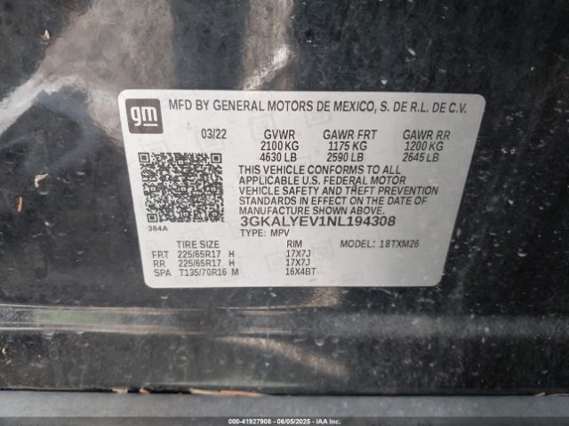 2022 GMC TERRAIN 3GKALYEV1NL194308 Photo 8