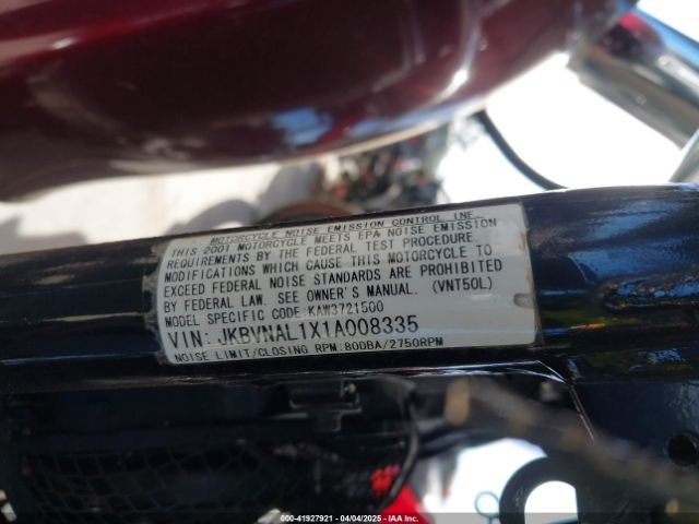 2001 KAWASAKI VN1500 JKBVNAL1X1A008335 Photo 9