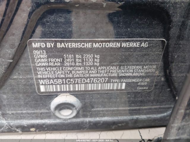 WBA5B1C57ED476207 BMW 535i