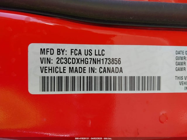 Dodge Charger Gt Rwd 2022 2C3CDXHG7NH173856 Image 9