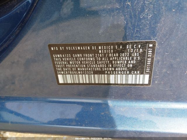 2020 VOLKSWAGEN JETTA 3VWCB7BU6LM012328 Photo 8