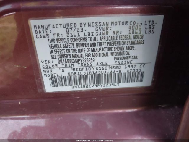 2023 NISSAN SENTRA 3N1AB8CV9PY323969 Photo 8