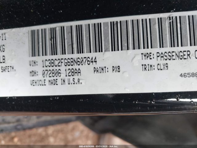 2011 CHRYSLER 200 1C3BC2FG6BN607644 Photo 8