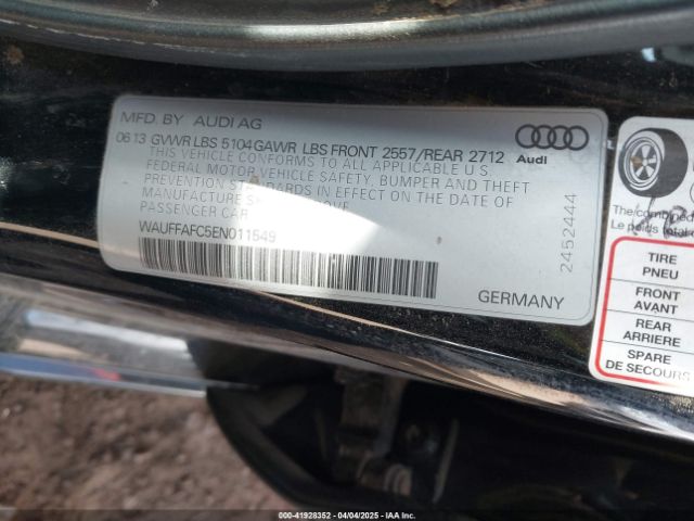 WAUFFAFC5EN011549 Audi A6 2.0t Premium
