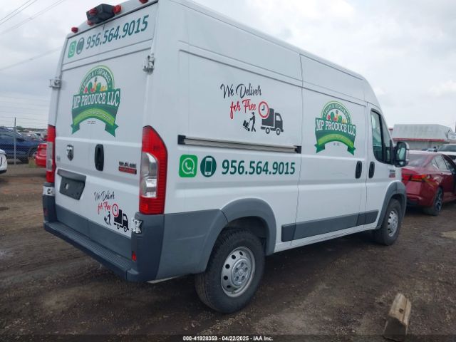 3C6TRVCG8JE112828 RAM Promaster 2500 High Roof 136 Wb