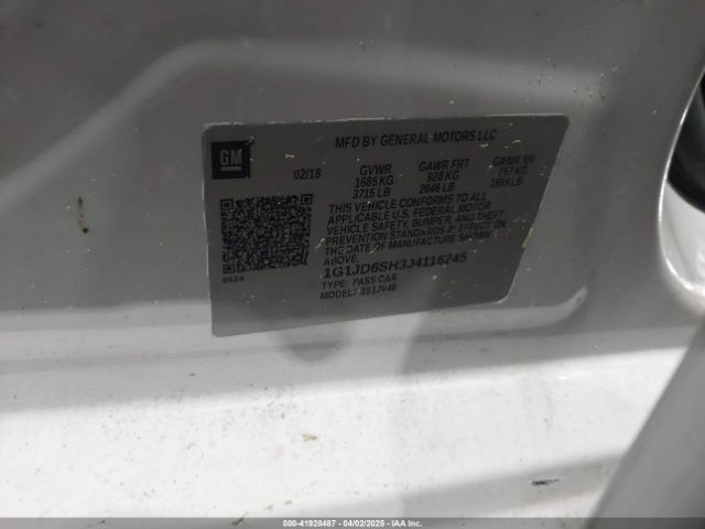 1G1JD6SH3J4116245 Chevrolet Sonic Lt Auto