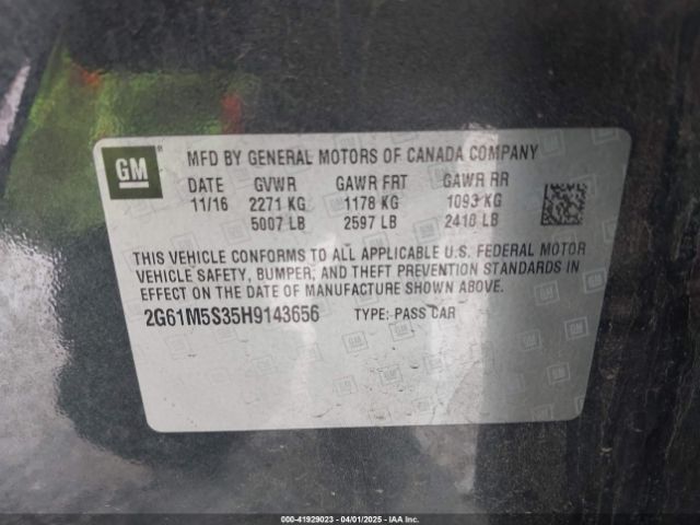 2G61M5S35H9143656 Cadillac XTS LUXURY