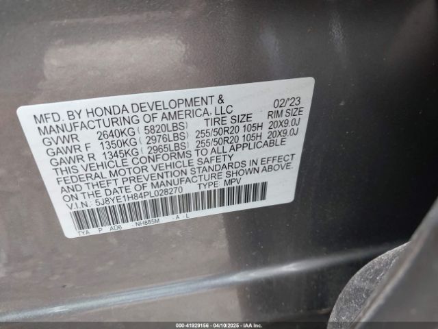 2023 ACURA MDX 5J8YE1H84PL028270 Photo 8