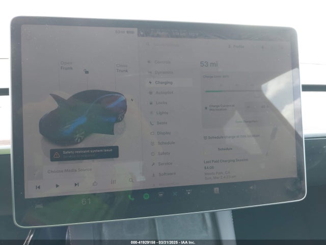 7SAYGDED8PF972140 Tesla Model Y