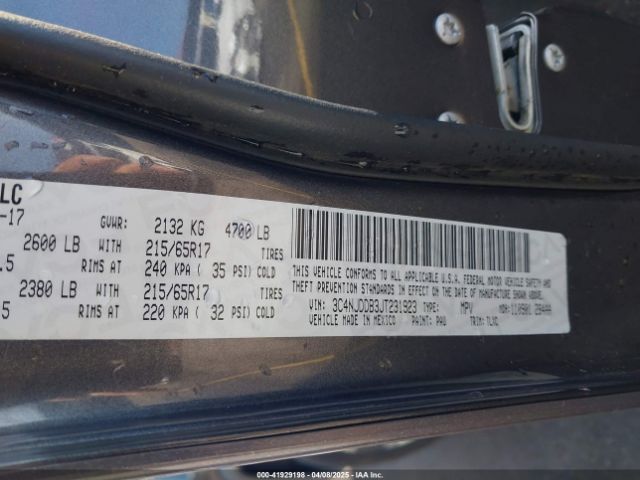 3C4NJDDB3JT231923 Jeep Compass Trailhawk 4x4