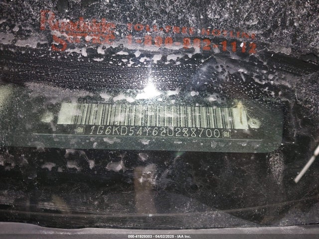 2002 CADILLAC DEVILLE 1G6KD54Y62U288700 Photo 8