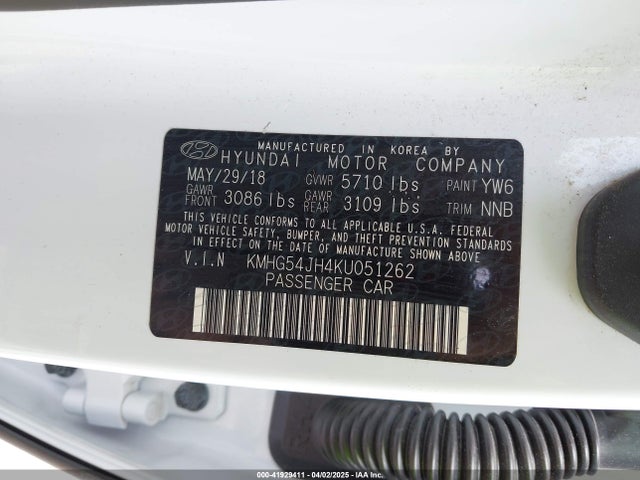 KMHG54JH4KU051262 Genesis G90 5.0 Ultimate