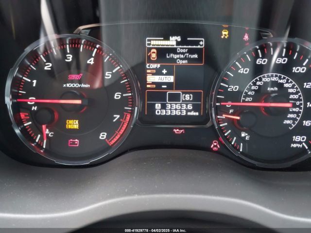 JF1VA2E6XL9818207 Subaru Wrx Sti