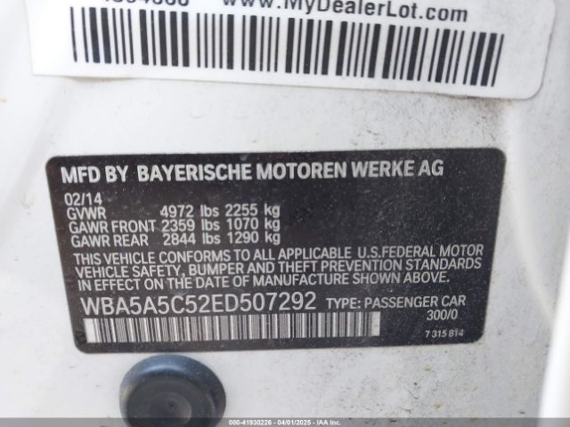 WBA5A5C52ED507292 BMW 528I