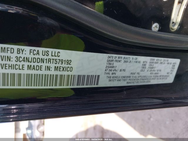 3C4NJDDN1RT579192 Jeep Compass Trailhawk 4x4