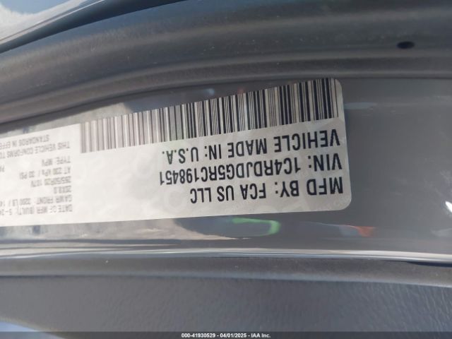 2024 DODGE DURANGO 1C4RDJDG5RC198451 Photo 8