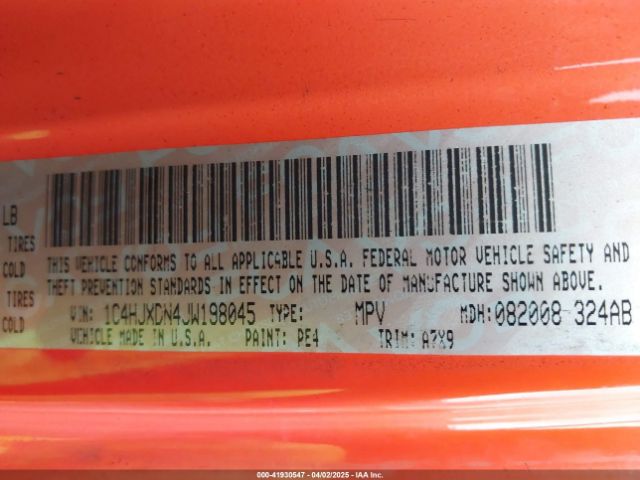1C4HJXDN4JW198045 Jeep Wrangler Unlimited Sport S 4x4