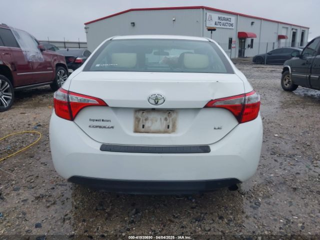 5YFBURHE5GP485592 Toyota COROLLA LE
