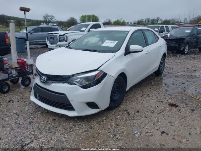 5YFBURHE5GP485592 Toyota COROLLA LE