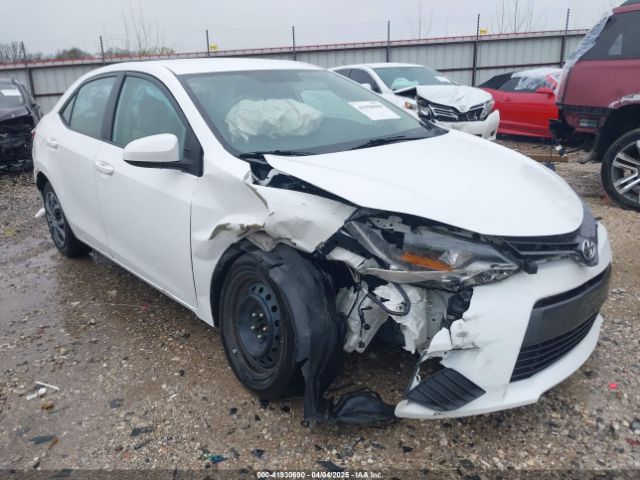 5YFBURHE5GP485592 Toyota COROLLA LE