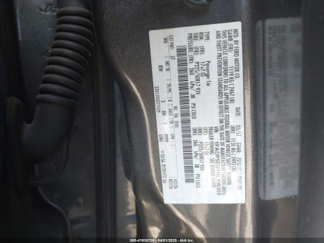 1FADP5EU1HL106303 Ford C-max Energi Se
