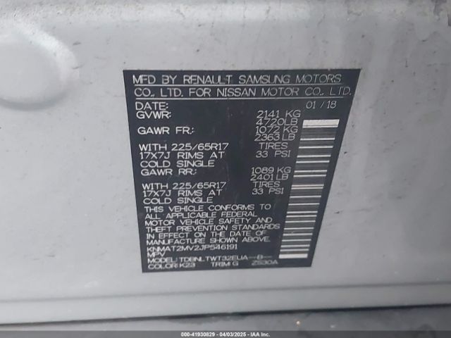 2018 NISSAN ROGUE KNMAT2MV2JP546191 Photo 8
