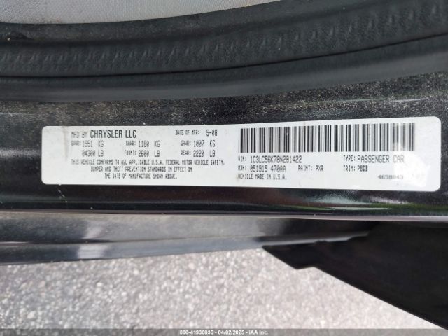 2008 CHRYSLER SEBRING 1C3LC56K78N281422 Photo 8