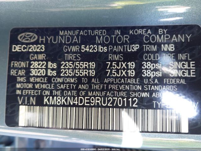 2024 HYUNDAI IONIQ 5 KM8KN4DE9RU270112 Photo 8