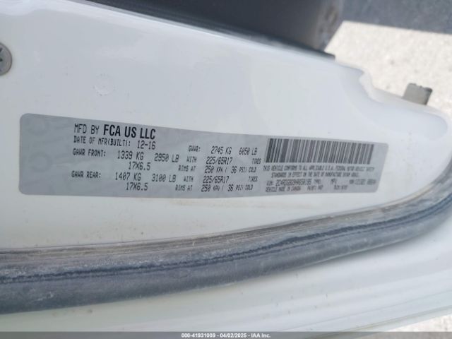 2C4RDGBG9HR650185 Dodge Grand Caravan Se Plus