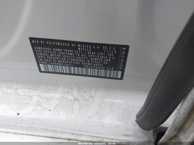 3VWH17AU8HM515411 Volkswagen Golf Alltrack Tsi S/tsi Se/tsi Sel
