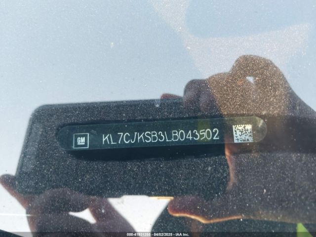 KL7CJKSB3LB043502 Chevrolet Trax Fwd Ls