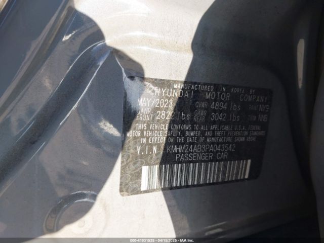 KMHM24AB3PA043542 Hyundai Ioniq 6
