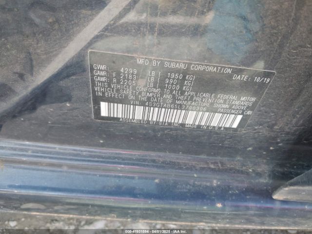 4S3GTAB65L3700306 Subaru Impreza 5-door