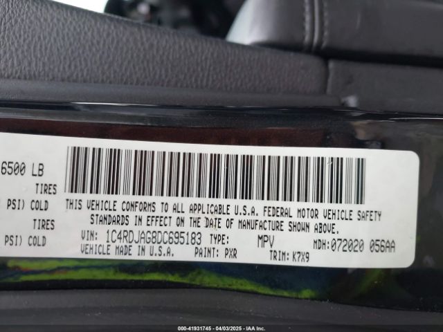 2013 DODGE DURANGO 1C4RDJAG8DC695183 Photo 8