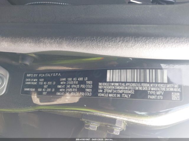 2021 FIAT 500X ZFBNF3A15MP888452 Photo 8