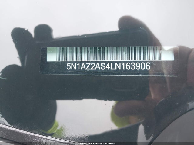 5N1AZ2AS4LN163906 Nissan Murano S Intelligent Awd