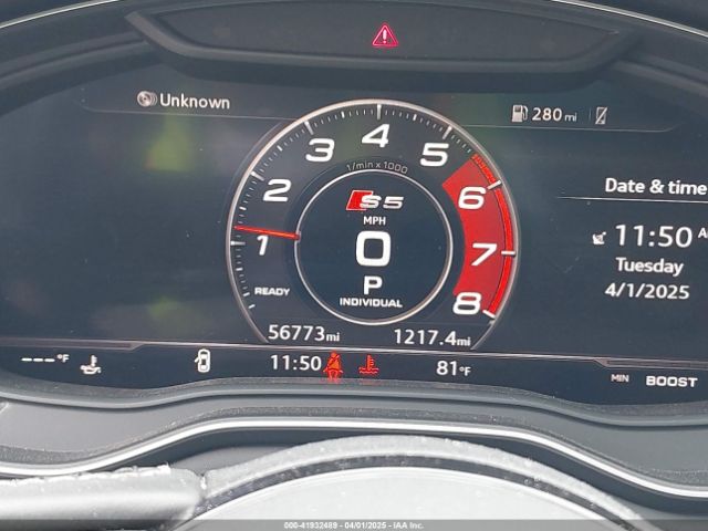 WAUC4CF57KA096631 Audi S5 3.0t Premium