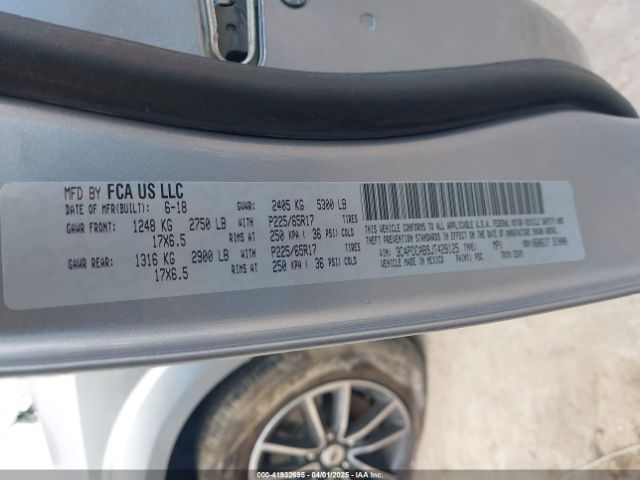 3C4PDCAB9JT428125 Dodge JOURNEY SE