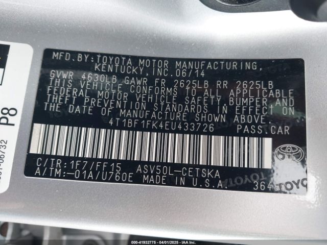 4T1BF1FK4EU433726 Toyota Camry Se Sport