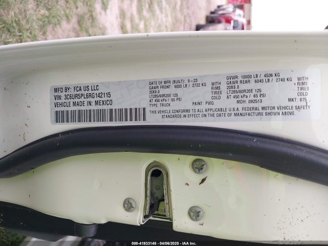 RAM 2500 2024 3C6UR5PL6RG142115 Image 21